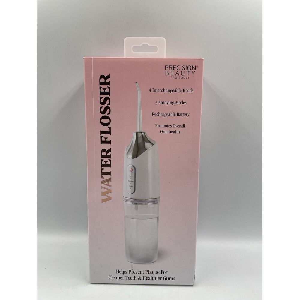NEW PRECISION BEAUTY PRO TOOLS WATER FLOSSER 4 INTERCHANGEABLE HEADS 3 SPRAYING